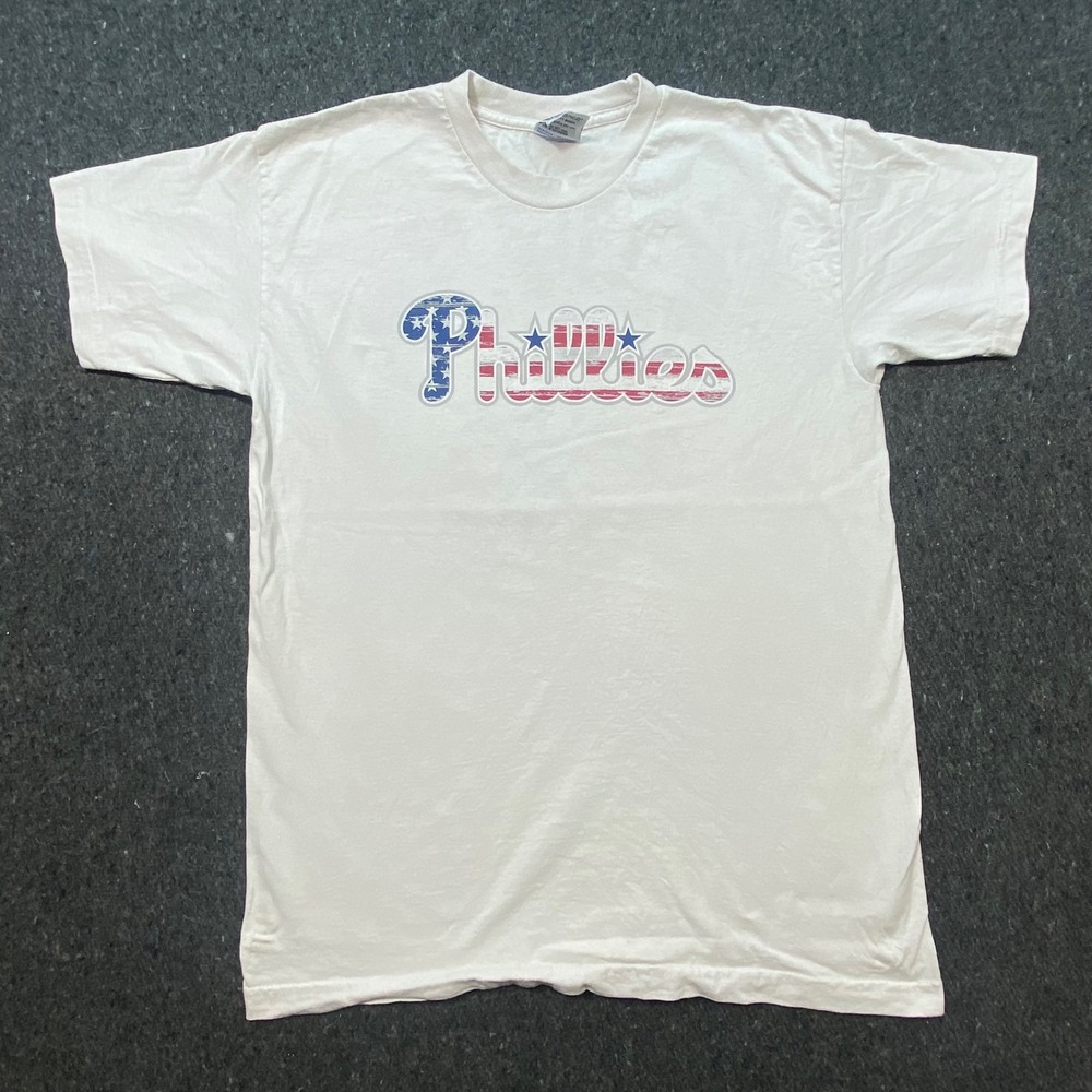 Bayside Phillies Zack Wheeler 45 Shirt Large Mens White Baseball IBEW 98 Graphic